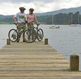Cycling around Windermere